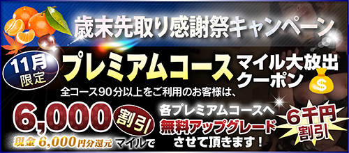 【11月限定】プレミアム★マイルクーポン